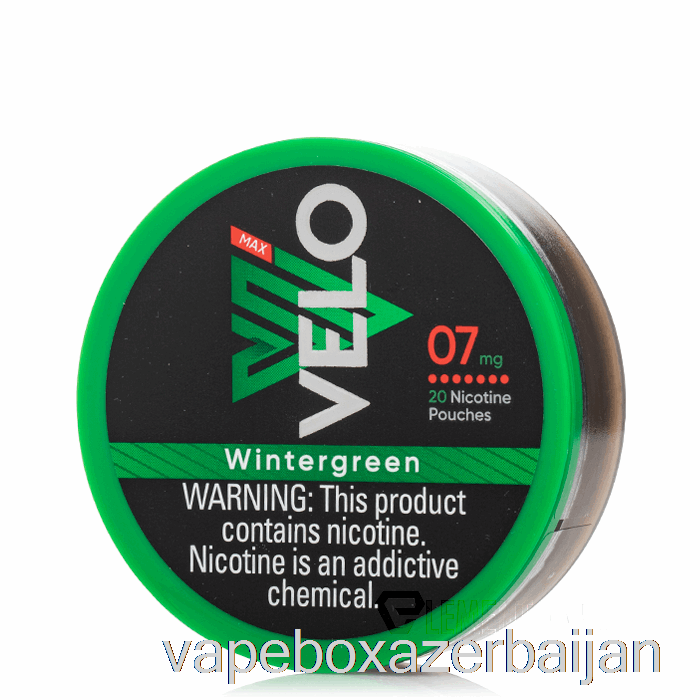 Vape Azerbaijan VELO Nicotine Pouches - WINTERGREEN 7mg